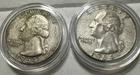 2-1964 D Washington Quarters - 90% Silver -  Nice Great Way Of Collecting Silver