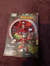 ROJO PANDA WORLD OF WARCRAFT MICRO ACTION FIGURE SET MEGA BLOKS 31pc MISB 2012