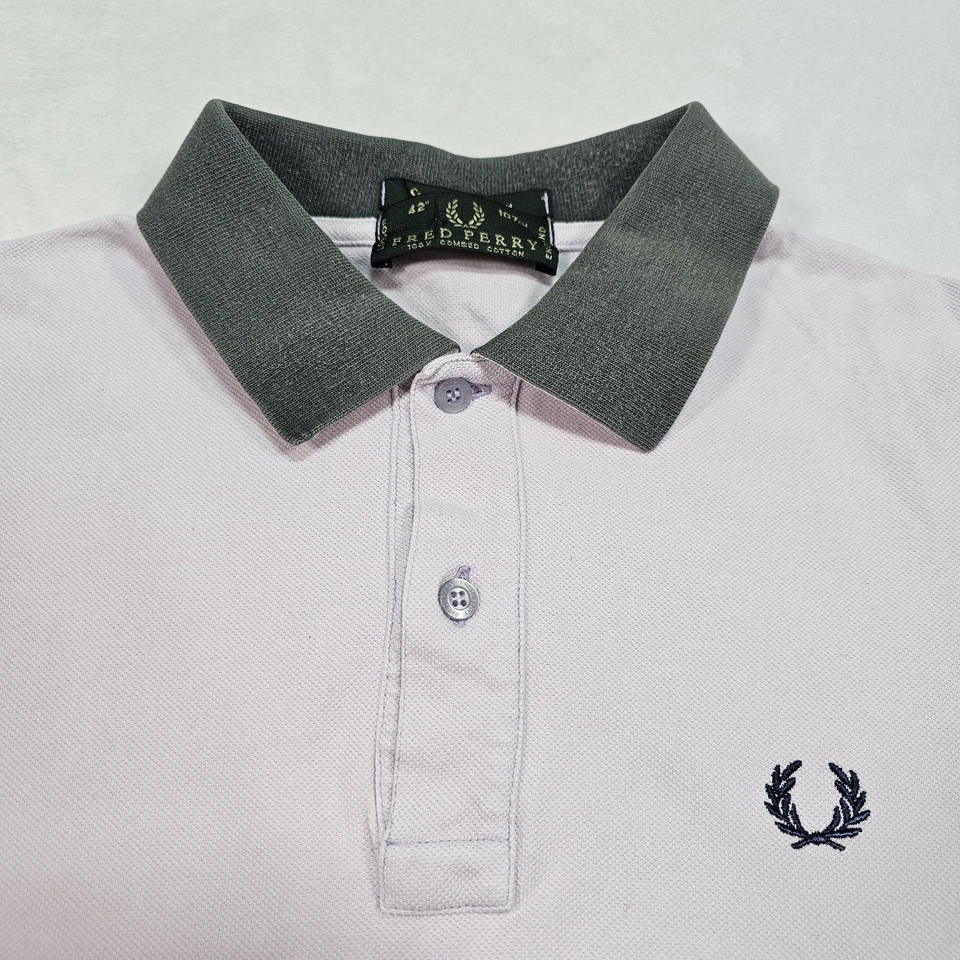 Camisa Polo De Colección Fred Perry Ropa Deportiva Piqué Para Hombres L 42 EE. UU. Edición Especial Inglaterra Foto 3 de 4