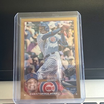 2023 Topps Chrome - Christopher Morel #198 Gold Refractor /50 (RC)