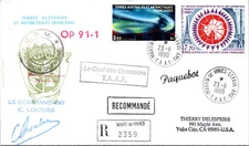 TAAF 23.11.1990 Marion Dufresne Martin de Vivies OP 91-1 Paris 1989 - L41373