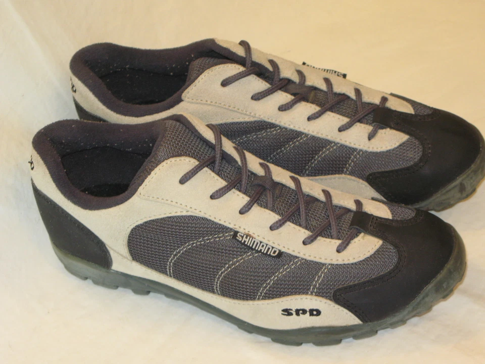 Sapato de Mountain Bike Shimano SH M020 MTB EU 41 EUA Feminino Tamanho 9 Masculino 7.5 + Chuteiras SPD - Imagem 3 de 4