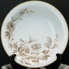Noritake LaSalle Coupe Soup Bowl 5142 Fine China Gold Rim Chrysanthemum 1950s