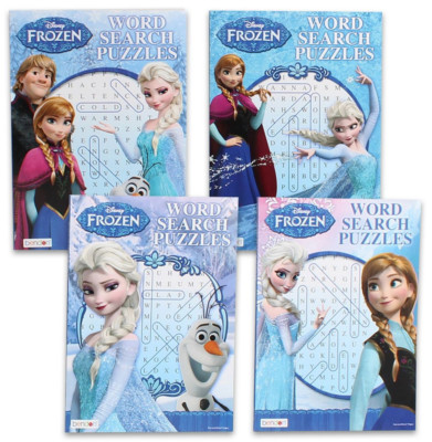 Disney Frozen Word Search Puzzle Books  - Choice of 2 Books