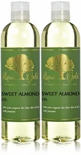 Premium Sweet Almond Oil Pure & Organic Skin Hair Body Nails Hair Care Health 