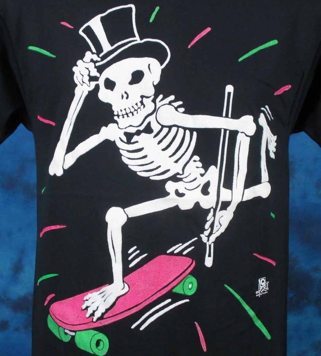 Old skate bootleg　T shirt　80s～90s Vintage 90s Bootleg Bart Simpson Shirt Skate Don't Look