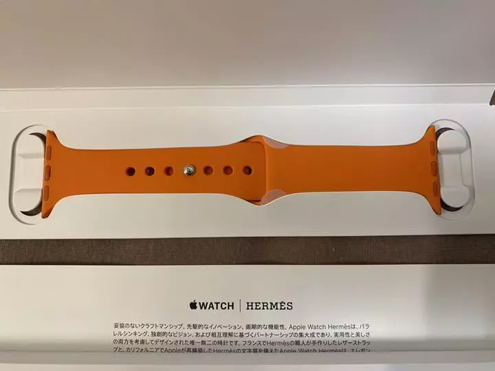 Apple Watch Hermès Sports Band S/M 38,40,41mm Orange Rubber
