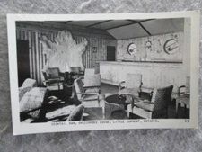 Cocktail Bar, Okeechobee Lodge, Little Current, Ontario, Canada RPPC Postcard