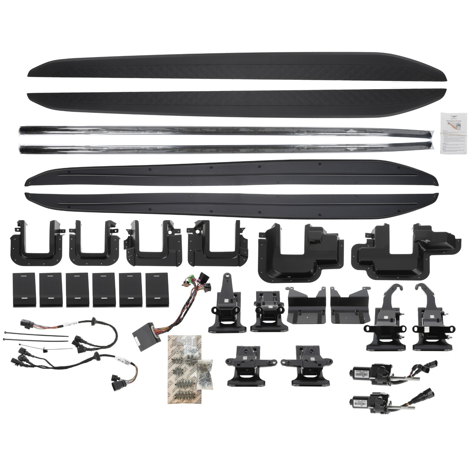GENUINE BENTLEY Bentayga Auto Deploy Carbon Fiber Side Step Kit JNV071065HVC1