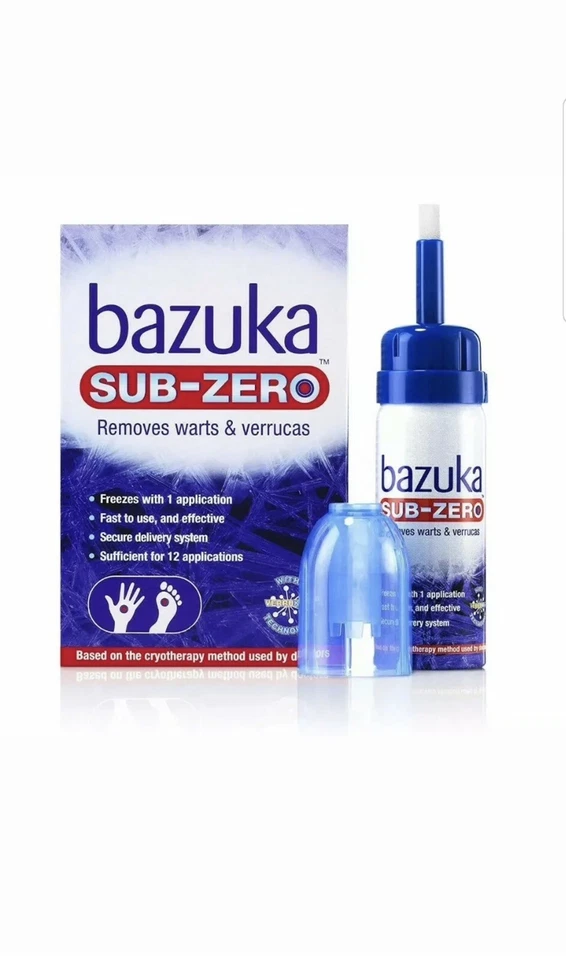 Bazuka Sub-Zero Home Use Freeze Treatment Verrucas & Warts Method Used By Doctor
