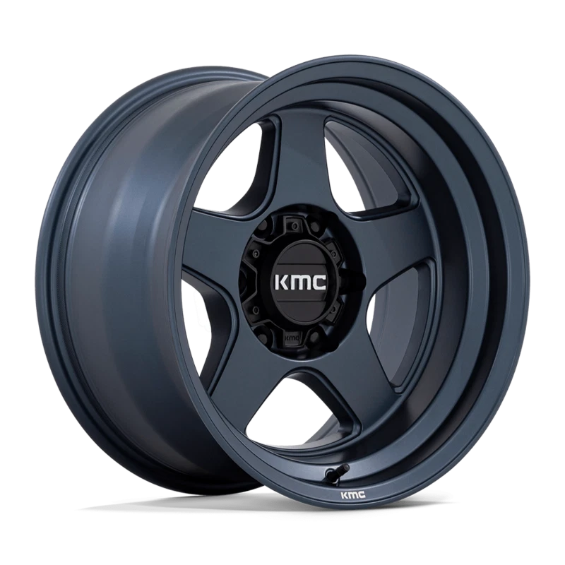 Llantas de 17 pulgadas azules para Ford F-150 KMC Lobo KM728 17x8,5 6x135 +18 mm Foto 4 de 4