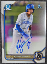 2022 Bowman Chrome 1st AUTO Herard Gonzalez #CPA-HG Royals