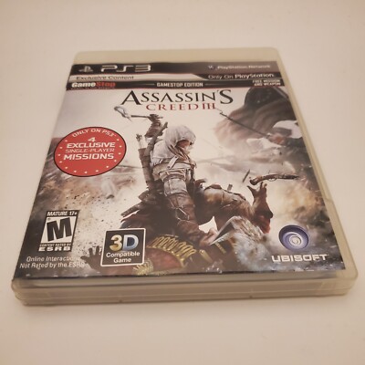Jeu Assassin's Creed III 3 pour PS3 Complet CIB PAL FR