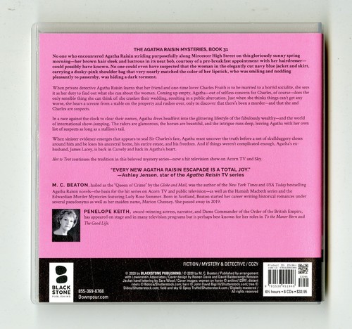 Agatha Raisin - Hot to Trot - M. C. Beaton - Unabridged Audiobook - 6CDs - Picture 2 of 2