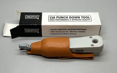 DIGITUS LSA Auflegewerkzeug Punch Down Tool mit Gürteltasche