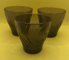 Duralex Amber Drinking Glasses France 5 Oz 3-Pieces