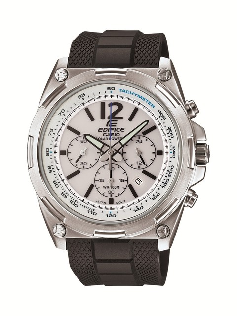 casio edifice solar chronograph silver stainless steel bracelet
