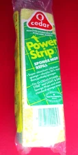New~VTG~1983~O-Cedar Power Strip Sponge Mop Refill~Removes Stubborn Dirt