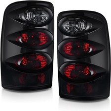 Pair Tail Lights For 2000-2006 Chevy Tahoe Suburban Gmc Yukon Smoke Brake Lamp