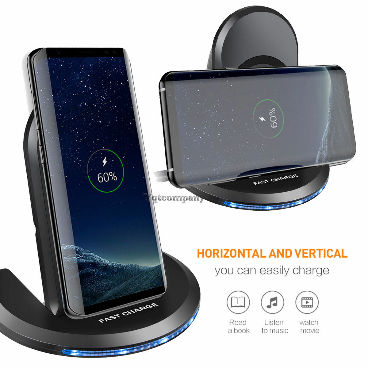 For LG G7 ThinQ Case Hybrid Shockproof Hard Phone Cover + Wireless Fast