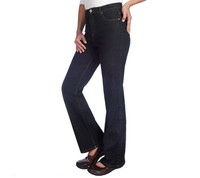 Denim Co How Fitting Petite Tummy Slimming Boot Cut Jeans Black 12p A97244 Denim Co How Fitting Petite Tummy Slimming Boot Cut Jeans Black 12p A97244