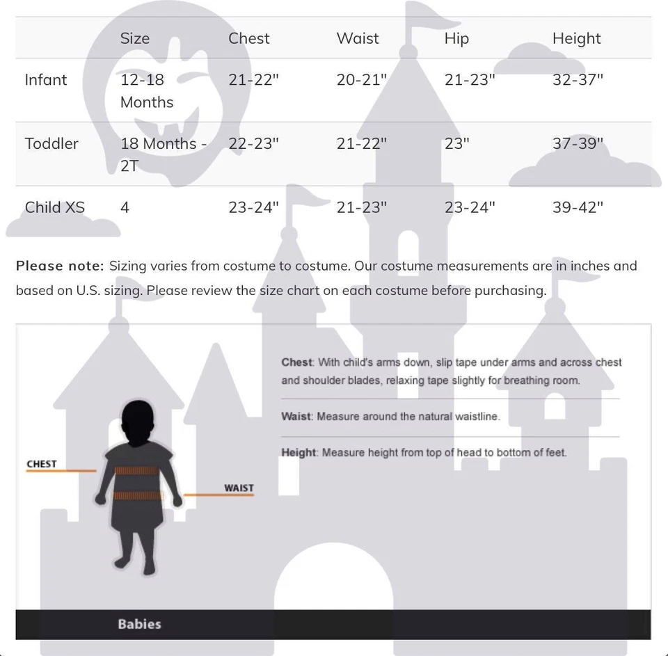 Fantasia infantil Little Monster da Princess Paradise 12 a 18 meses nova - Imagem 3 de 3