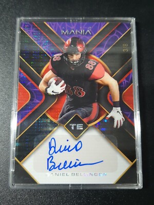 Daniel Bellinger - Wild Card Auto Mania 2022 - Giants - Purple - Auto - /8