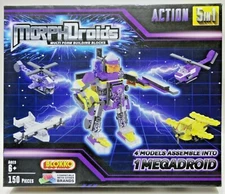 Blokko Morphdroids Action 5 in 1 Building Blocks 150 Pieces 