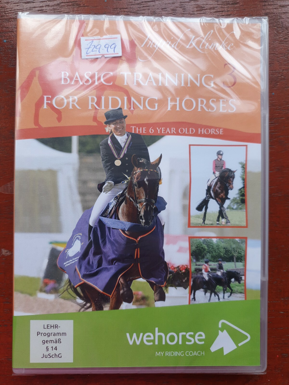 Ingrid Klimke DVD Basic Training for Riding Horses Part 3 cavaletti show jumping