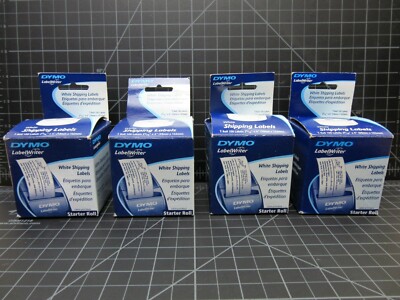 LOT 4 OEM Dymo 30252 LabelWriter White Mailing Address Labels 2 5/16'' x 4'' Box