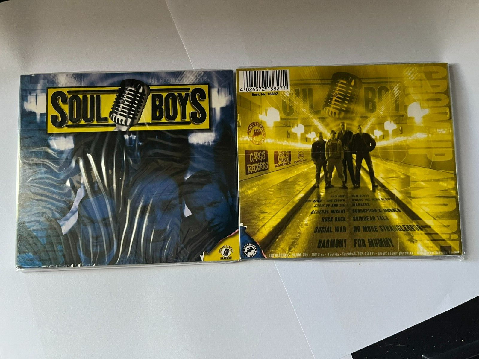 SOUL BOYS - Grow Up And Die CD Oi! punk / streetpunk DIGIPAK NEW SEALED