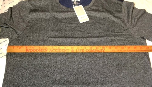 Bombas Shirt Men Large Blue Colorblock Short Sleeve Comfort New With Tags - Picture 6 of 15