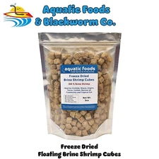 5oz Brine Shrimp Cubes--Freeze Dried Cubes for all Tropical Fish & Marine Fish