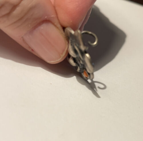 Evald Nielsen, silver sterling pin coral, gorgeous antique, collectible, RARE - Picture 3 of 12