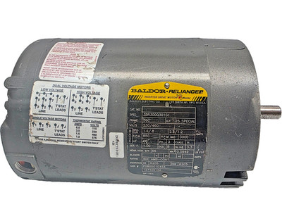 Baldor Reliance 35R300Q301G1  .25 HP Special 230/460 V  PH3 Motor 3000 Max RPM