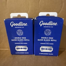 Goodline Double Edge Razor Blades Refill Stainless Steel 20 Replacement Blades