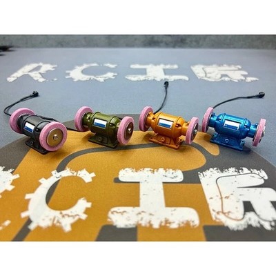 RC Mini Polisher Decorate Model Garage Diorama for 1/10 RC Crawler Truck Tamiya
