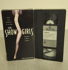 Showgirls VHS, 1996, NC-17 Rating Elizabeth Berkley, Kyle McLachlan
