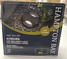 Hampton Bay LED Round InGround Well/Deck Light 150LM 3000K 10-Watt Equivalent