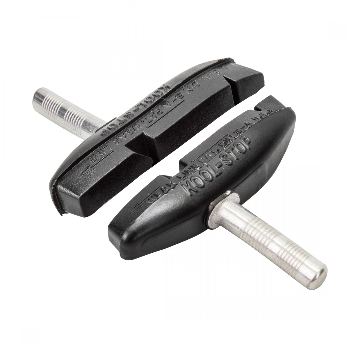 Консольные тормозные колодки Kool-Stop Eagle Claw II из черного компаунда с угловым схождением