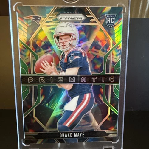2024 Panini Prizm - Prizmatic Drake Maye #2 Green Prizm (RC)💎