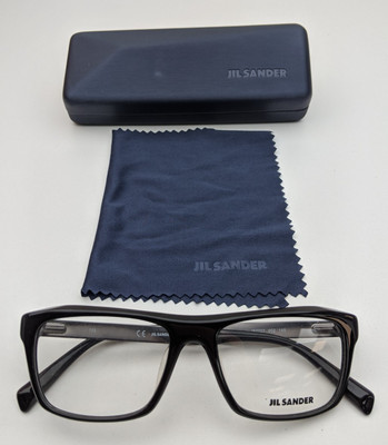  ️Jil Sander JS2707 Polished Black Eyeglasses 53/17 145 | EUT419 ️