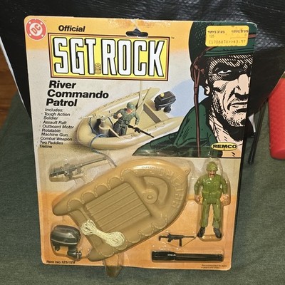 Official Sgt. Rock River Commando Patrol, Remco 1981 New VHTF Rare 