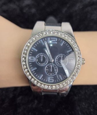 FMD FMDCT394 Women s Quartz Watch Black Dial Crystal Bezel Japan Movt