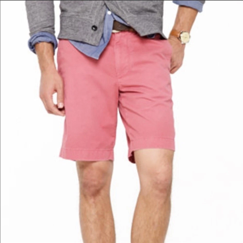 J. Crew Stanton Shorts Size 35 Red Heathered Cotton Flat Front Chino Casual Prep
Opens in a new wind