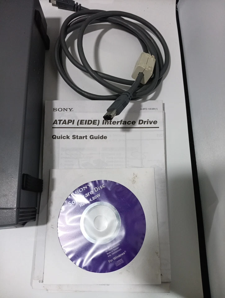 Sony CRX1600L CD-R/CD-RW Drive Recording Sys i.LINK 12x8x32x Tested No Remote - Image 3 of 4