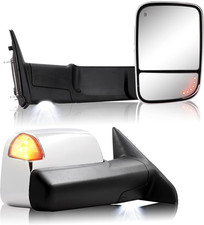 Towing Mirror for Dodge Ram - Compatible with 2009-2018 Dodge Ram 1500 2500 3500