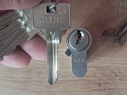 METAL X6V /V-Profile Security Cylinder lock With 4 keys