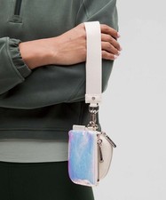 Lululemon Dual Pouch Wristlet Iridescent / Bone