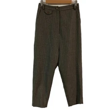 Vivienne Westwood Red Label Striped Wool Sarouel Pants, Size 2, Brown Women USED